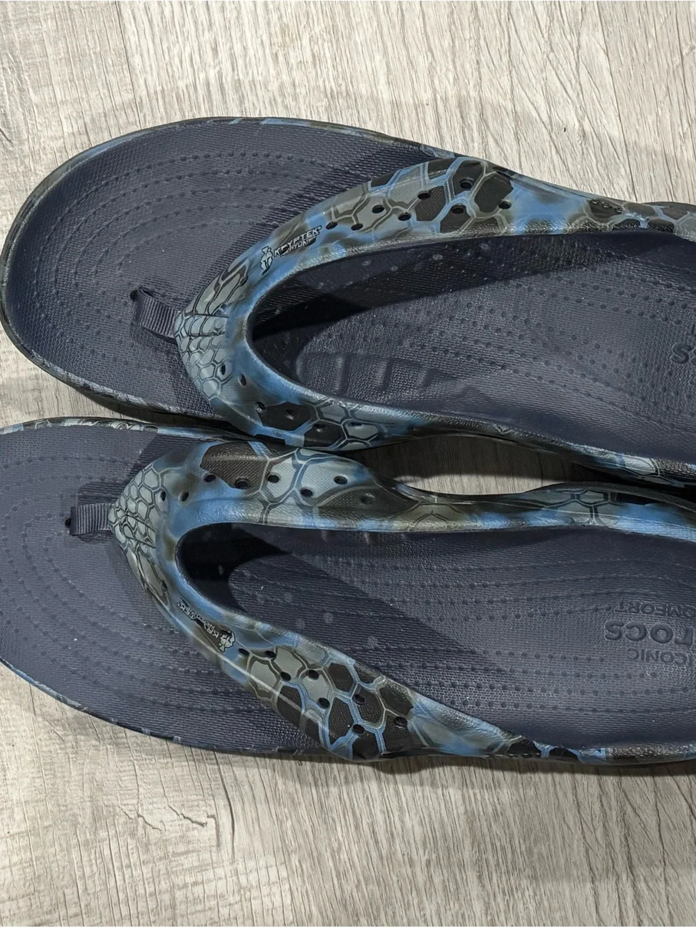 Croc Navy Blue Flip Flop Sandals